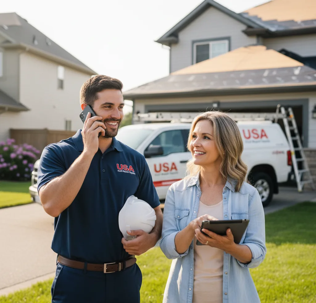 USA Roof Repair Experts customer support in Utopia